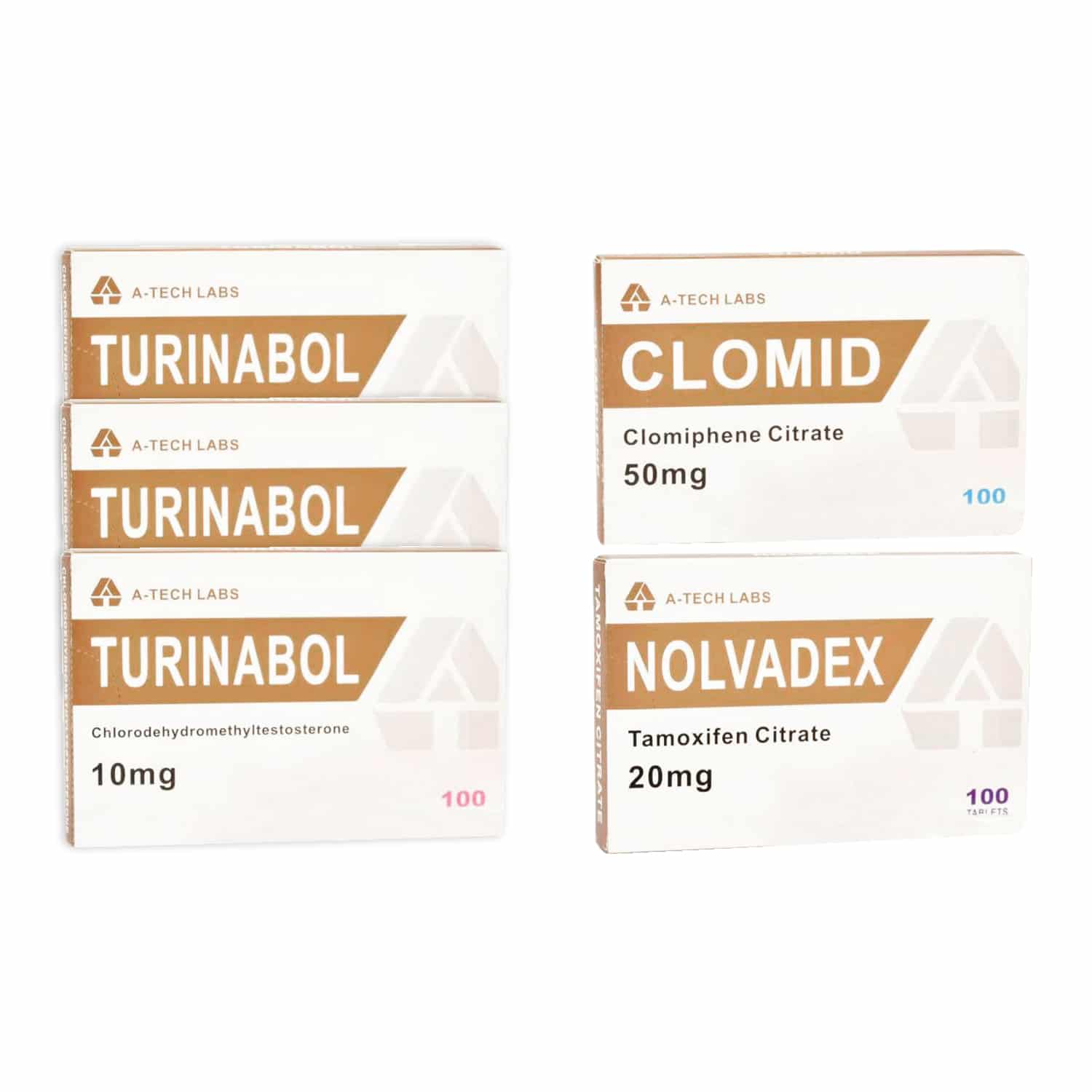 PACK LEAN MUSCLE LEVEL II (ORAAL) TURINABOL + BESCHERMING + PCT (8 WEKEN) A Tech Labs