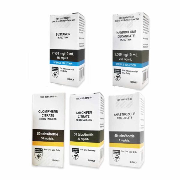 PACK MASS LEVEL I (INJECTIE) SUSTANON 250 + DECA 250 + PCT (8 WEKEN) Hilma