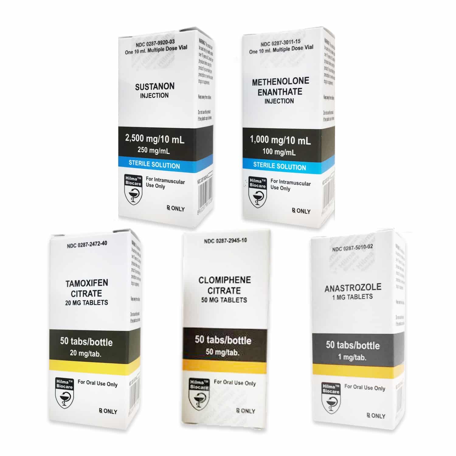 PACK MUSCLE SEC LEVEL I (INJECTIE) HILMA SUSTANON + PRIMOBOLAN + PCT (8 WEKEN)