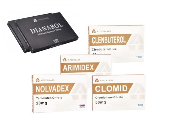 ORALE DROGE SPIERVERZAMELING A TECH LABS DIANABOL CLENBUTEROL PCT 8 WEKEN 1