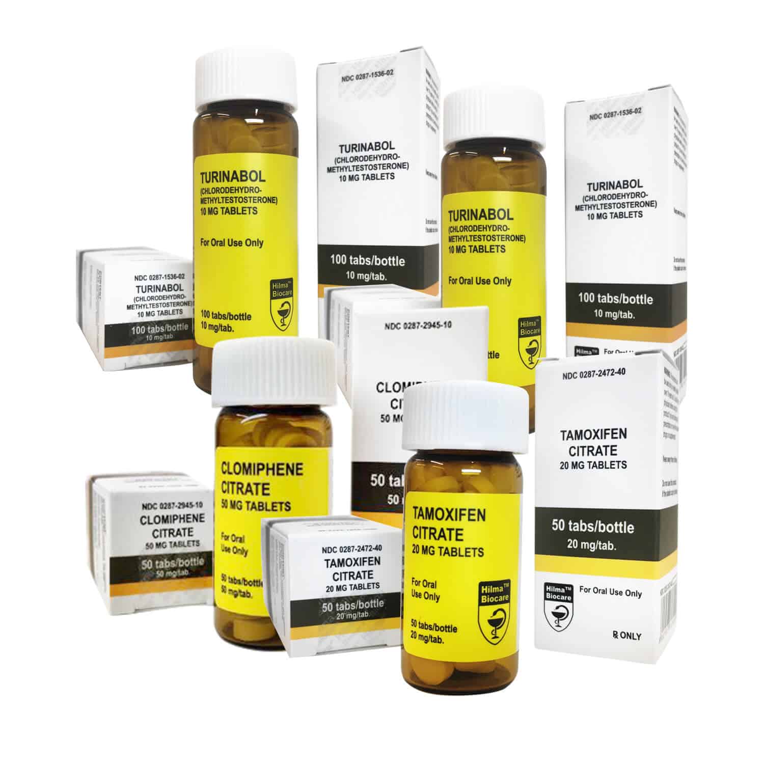 DROGE SPIERPAKKET (ORAAL) HILMA TURINABOL + PCT