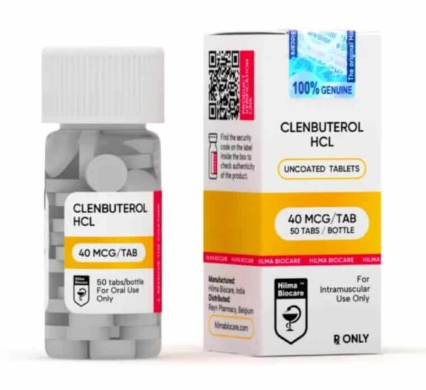 Clenbuterol 40mcg 50 tabletten Hilma
