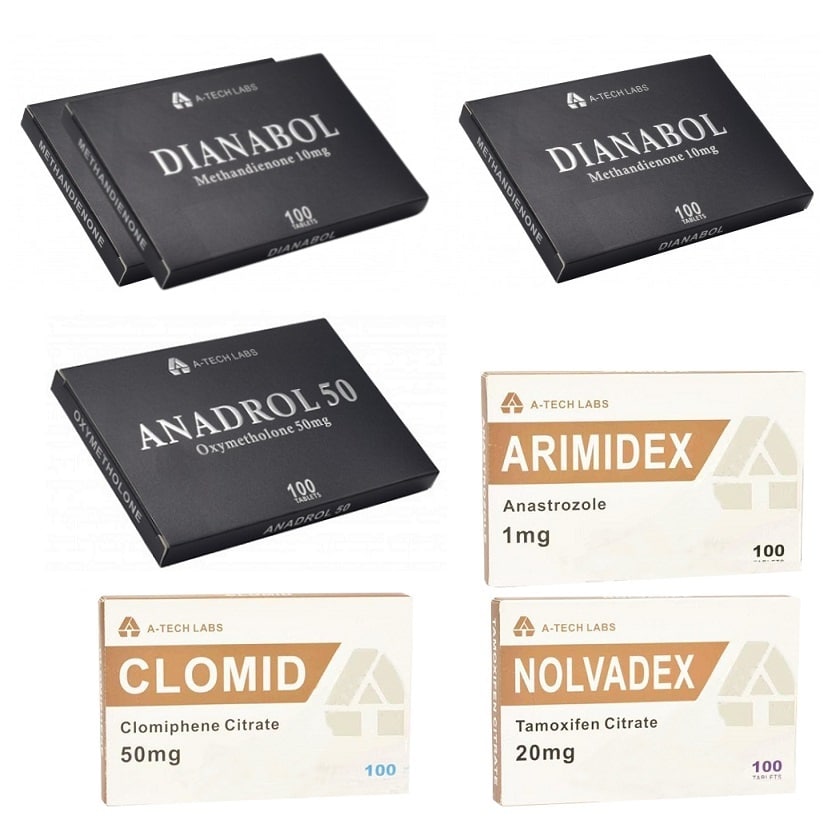 Ultiem pakket voor spiermassaopbouw: Dianabol, Anadrol, orale steroïden, 8 weken, A Tech