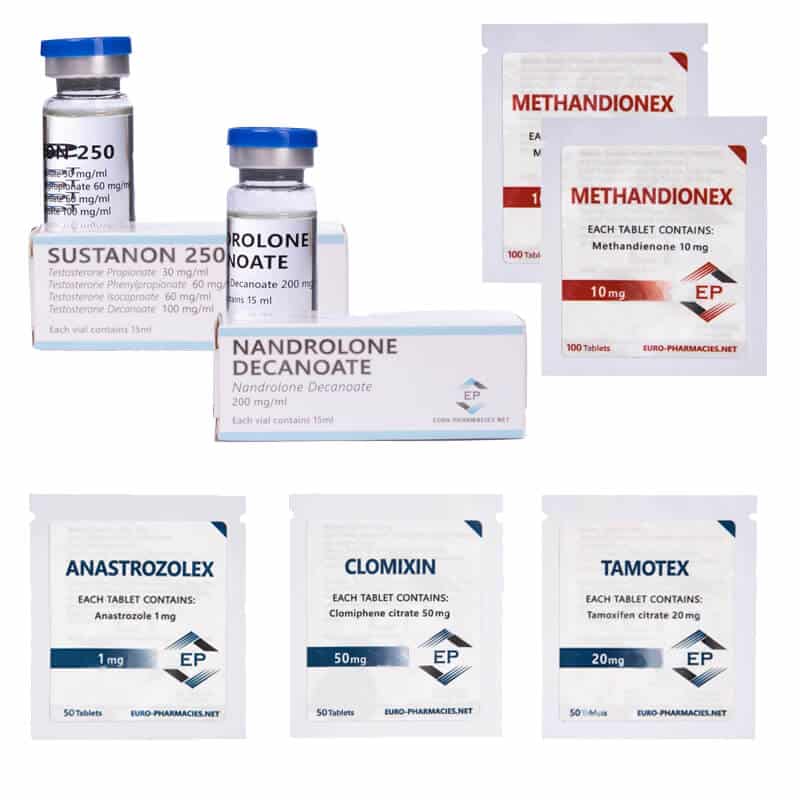 Mass Gain Pack (INJECTIE) SUSTANON + DECA + DIANABOL (8 weken) Euro Pharmacies