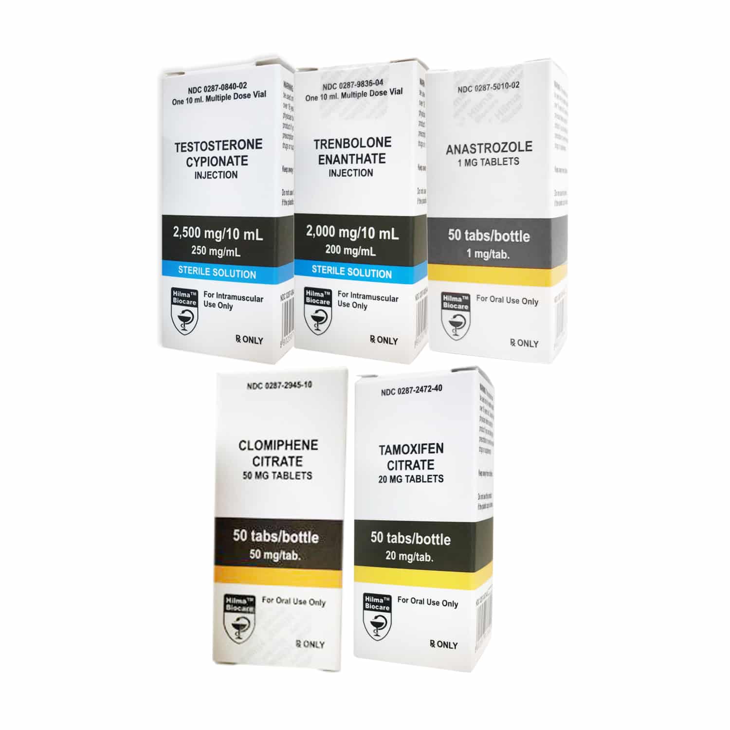 Hilma Lean Muscle Gain Pack: Testosteron Cypionaat + Trenbolon Enanthaat (10 weken)