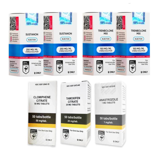 Level II Pakket voor spiermassaopbouw (injecties) Hilma Sustanon + Tri Tren (10 weken)
