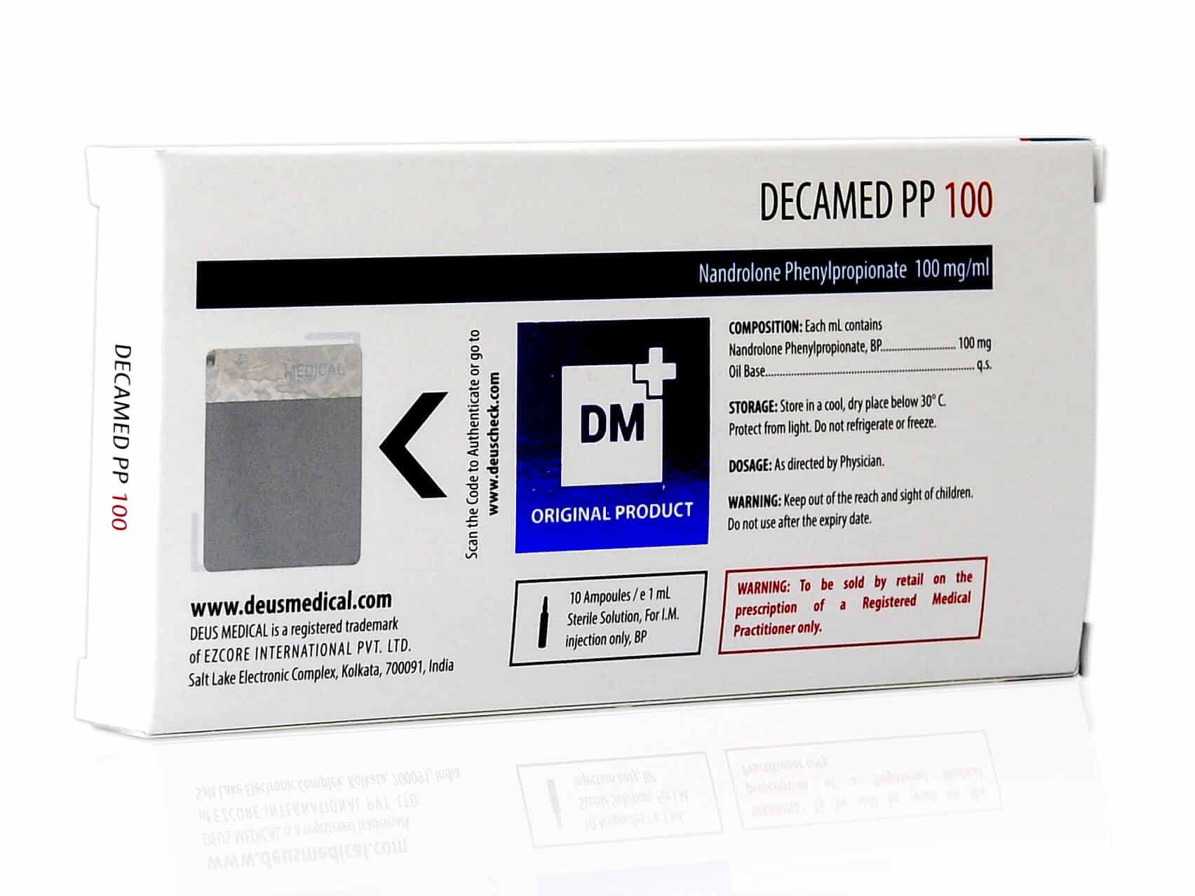 DEUSMEDICAL DECAMED PP 100 ACHTERKANT