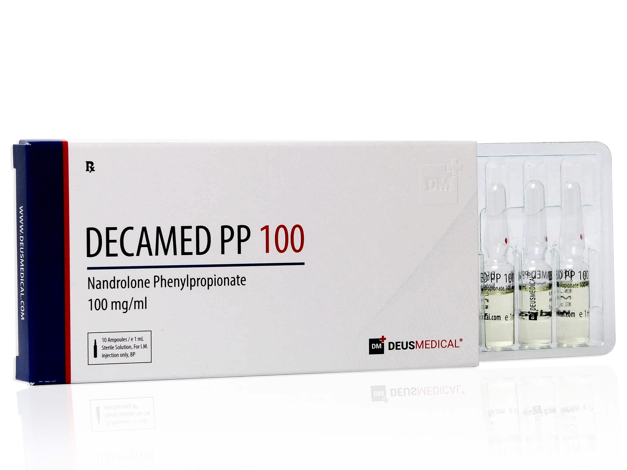 DEUSMEDICAL DECAMED PP 100 VOORKANT + 3AMP