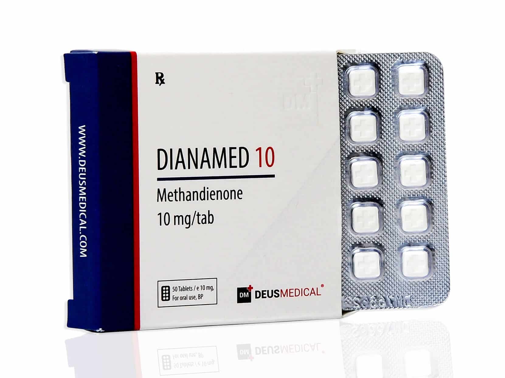 DEUSMEDICAL DIANAMED 10 VOORKANT + BLISTER