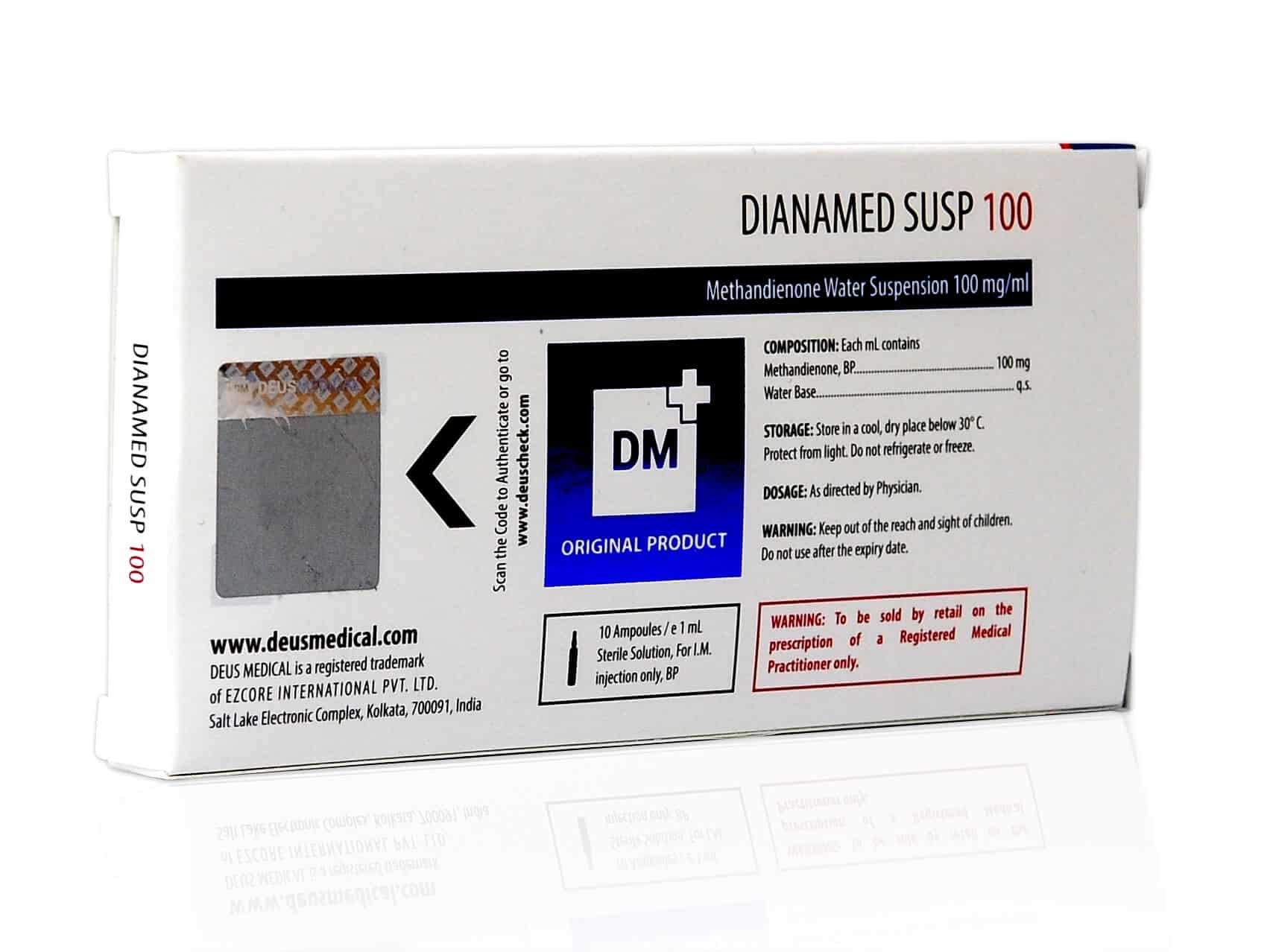 DEUSMEDICAL DIANAMED SUSP 100 BACK