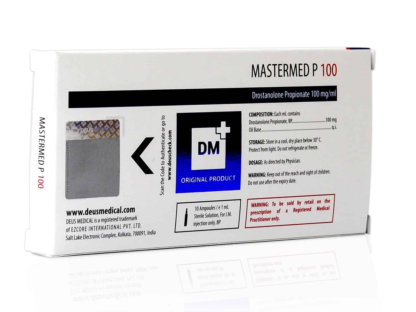 DEUSMEDICAL MASTERMED P 100 ACHTERKANT