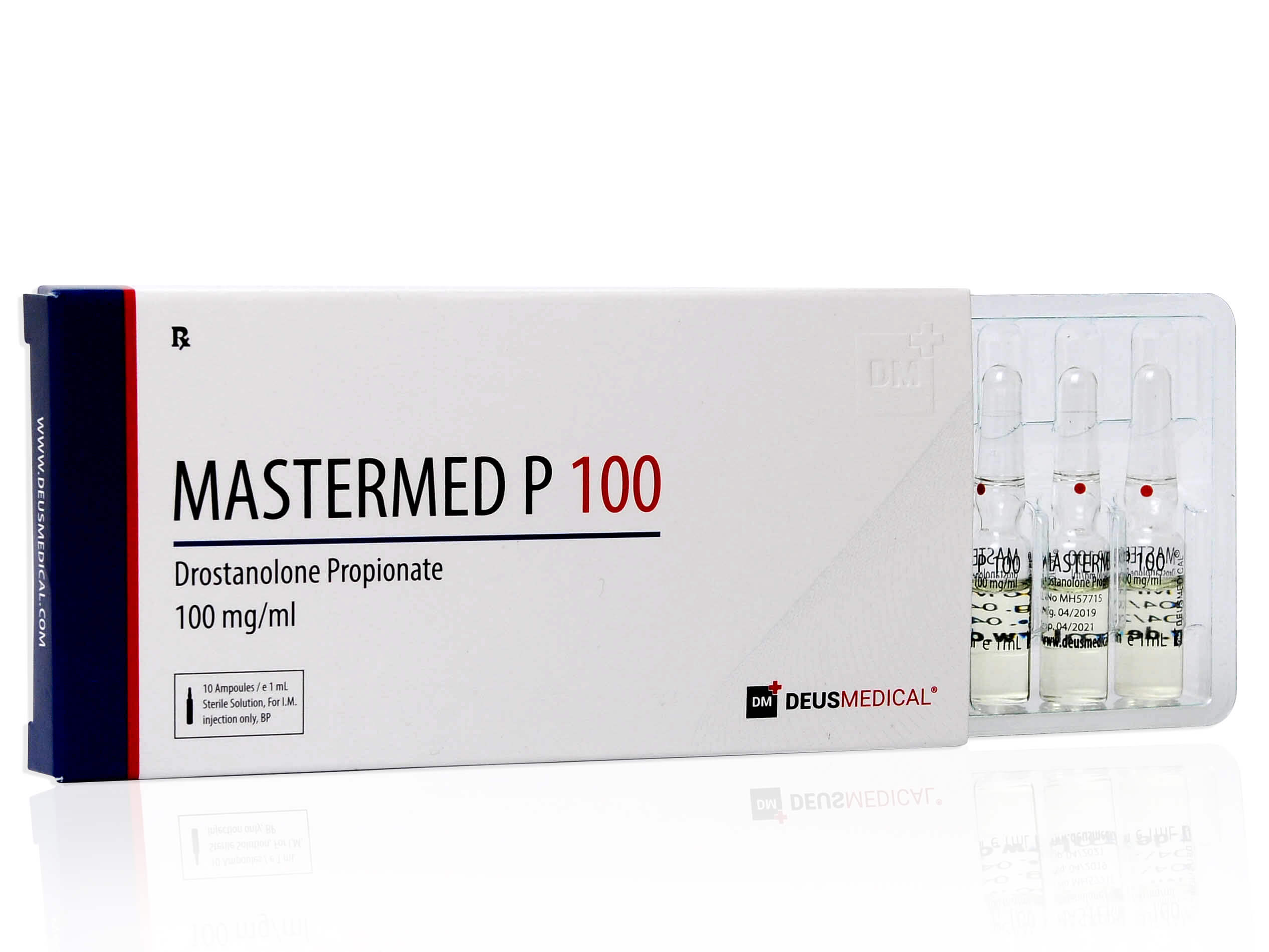 DEUSMEDICAL MASTERMED P 100 VOORKANT + 3AMP