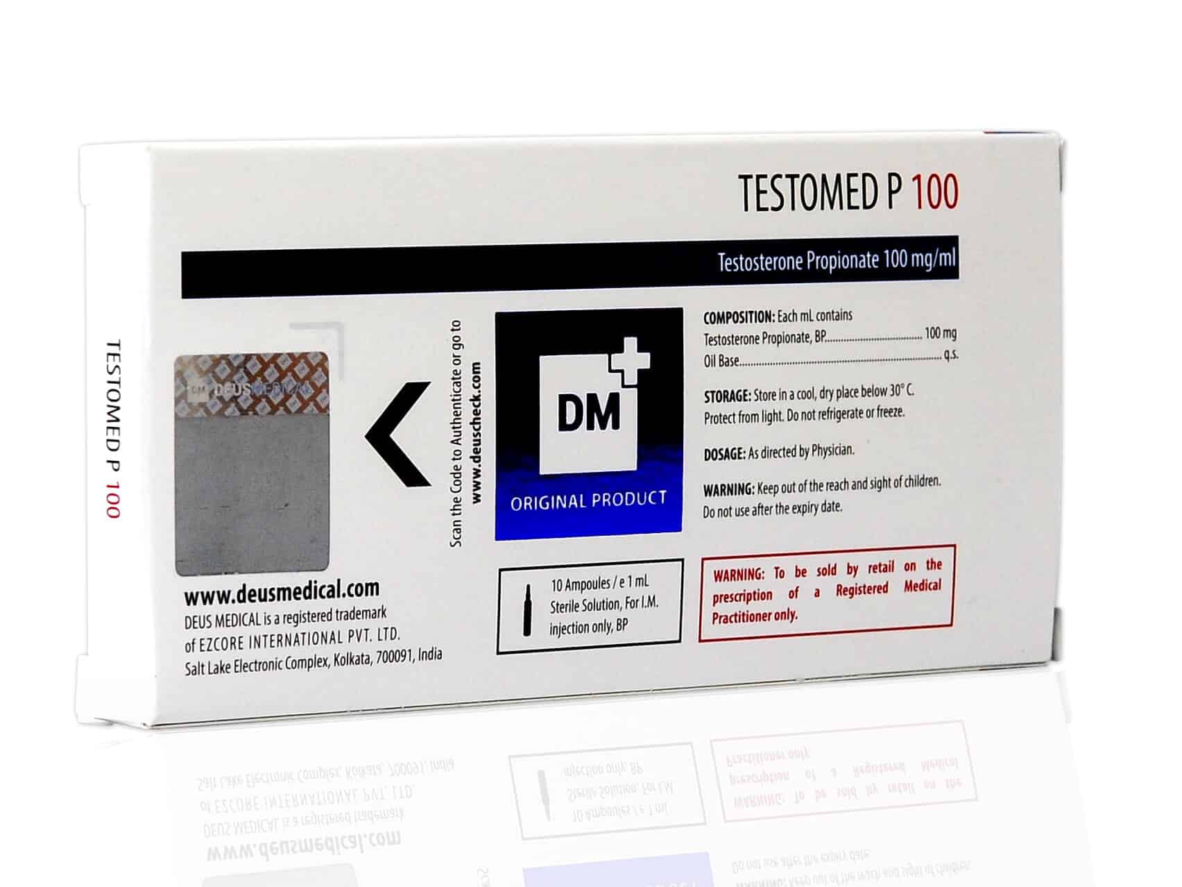 DEUSMEDICAL GETUIGT P 100 TERUG