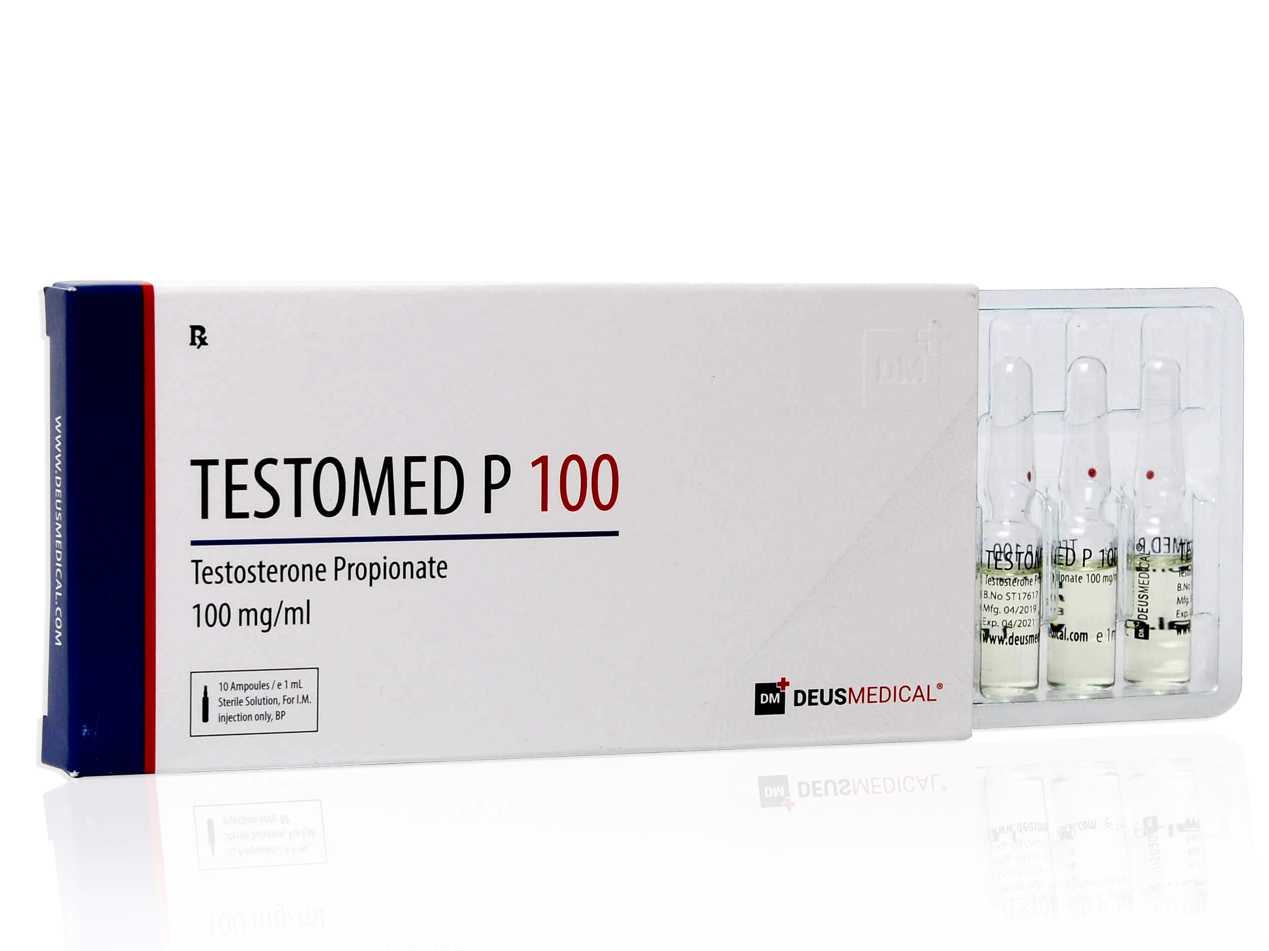 DEUSMEDICAL TESTOMED P 100 FRONT+3AMP