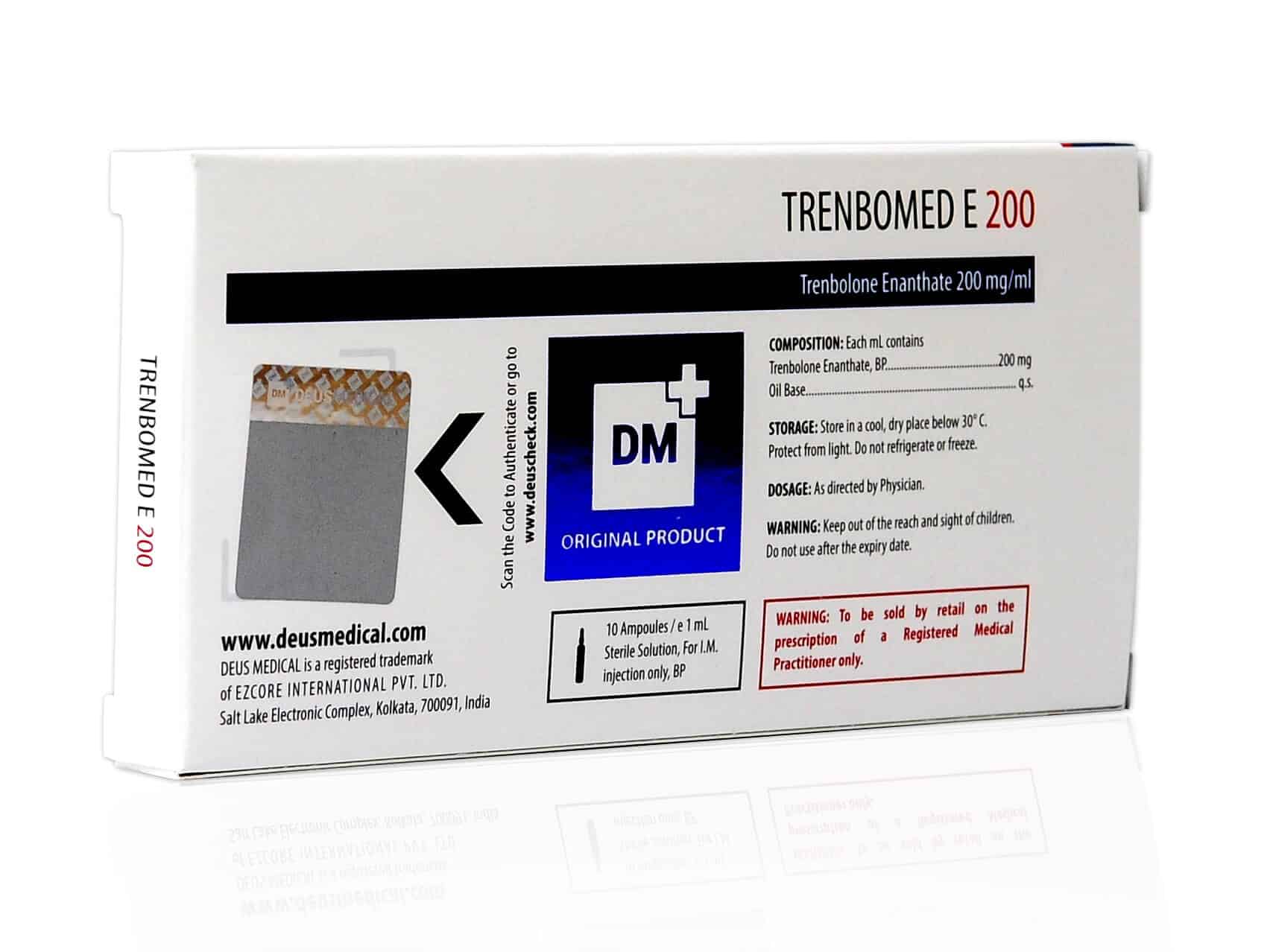 DEUSMEDICAL TRENBOMED E 200 TERUG