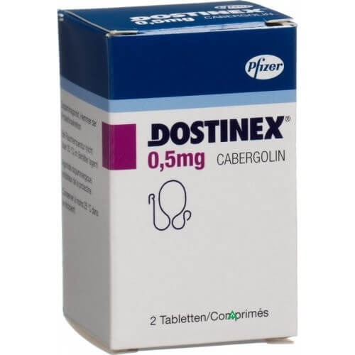 Dostinex 0,5 mg tabletten cabergoline Pfizer 2 tabletten