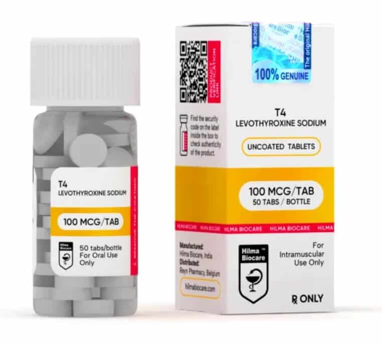 T4 100mcg 50 tabletten Hilma