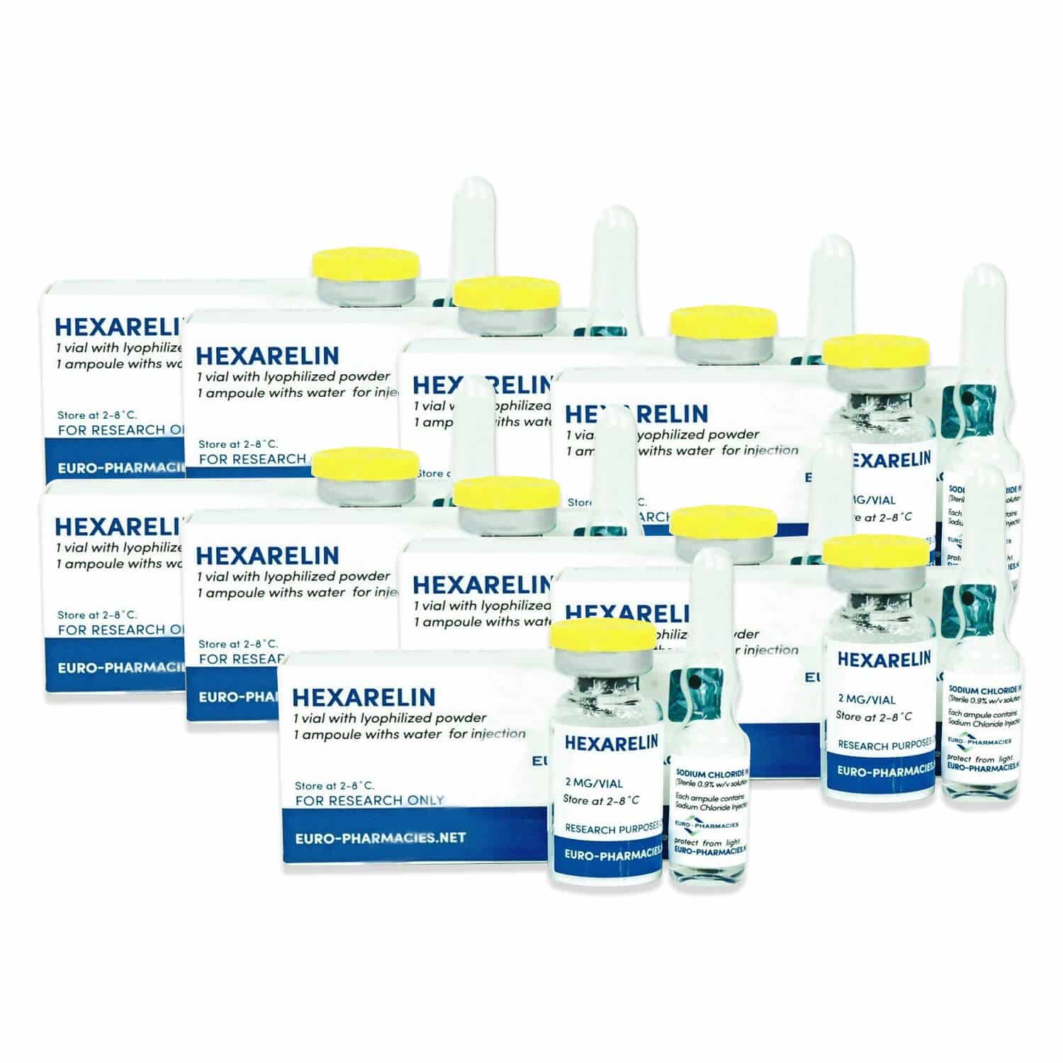 Anti-verouderingspeptidenpakket Euro pharmacies Hexarelin (12 weken)