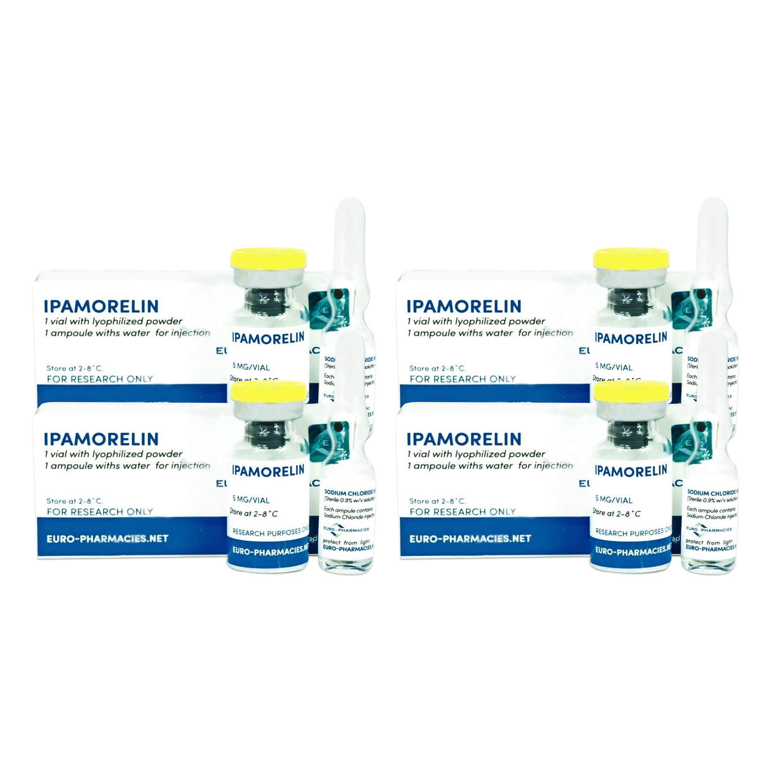 Peptidenpakket voor beginners, verkrijgbaar bij Europese apotheken, Ipamorelin (12 weken)