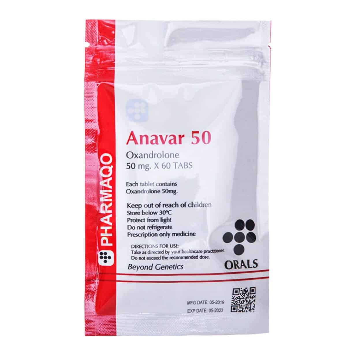 Anavar 50mg x 60 Oxandrolone 50mg tablet 60 tabletten Pharmaqo Labs