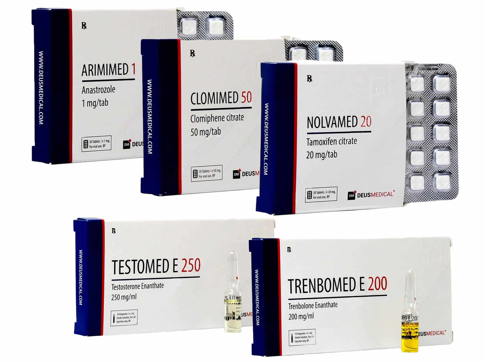 1 LEAN MASS GAIN PACK Testosteron Enanthaat Trenbolon Enanthaat 10 weken Deus Medical