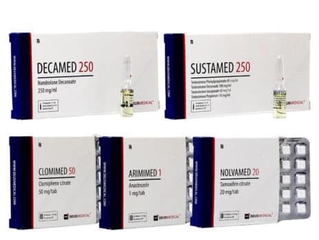 2 Classic Mass Gain Pack 8 weken Sustanon Deca Durabolin Bescherming PCT Deus Medical 463×348