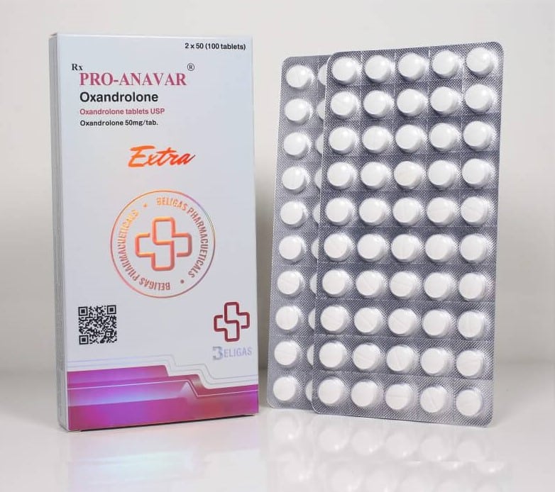 Anavar Pro (50mg 100 tabletten) Beligas (internationaal)