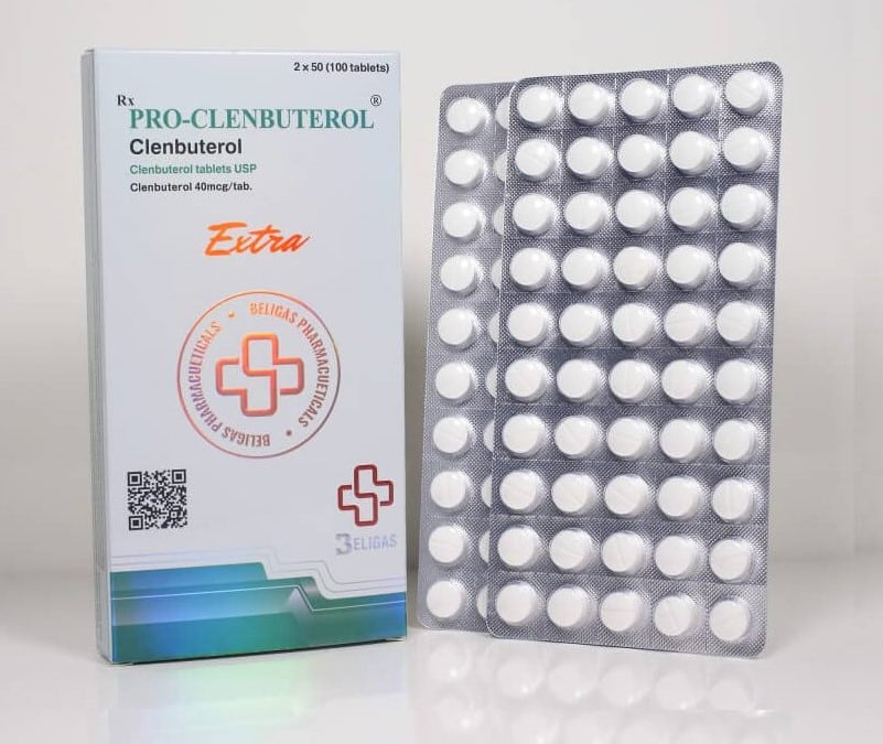 Clenbuterol (40 mcg) 100 tabletten Beligas (internationaal)