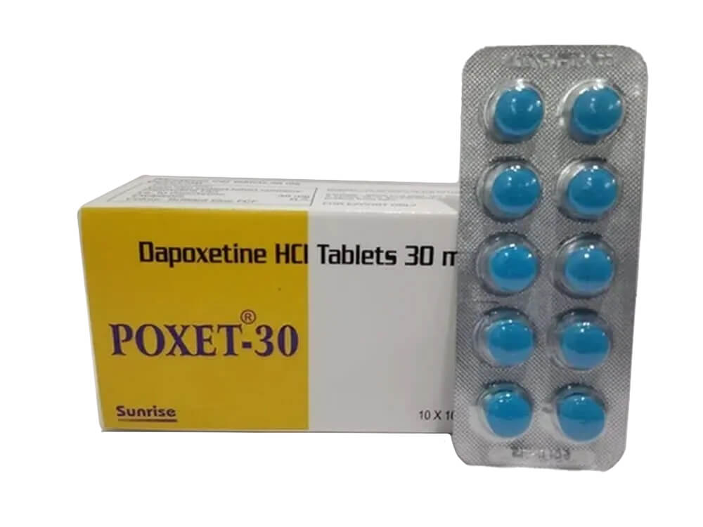 Dapoxetine 30 mg (10 tabletten) SUNRISE