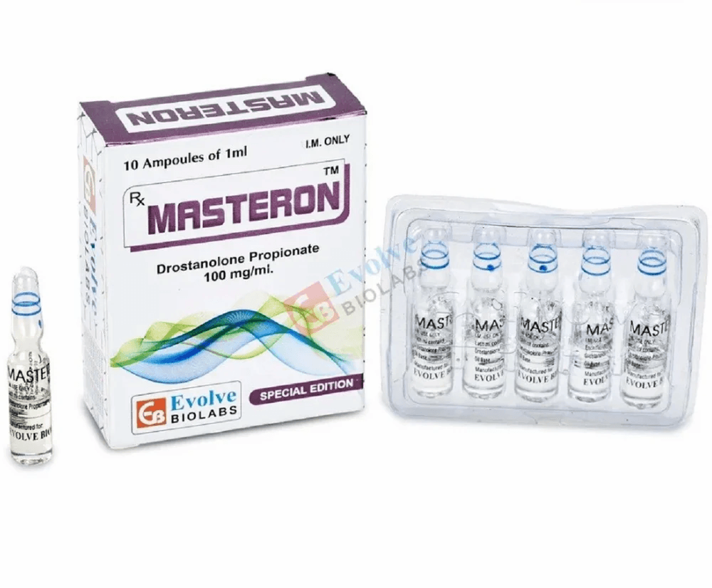 Masteron-injectie. (Drostanolonepropionaat 100 mg/ml) (10 ampullen van 1 ml) - Evolve Biolabs