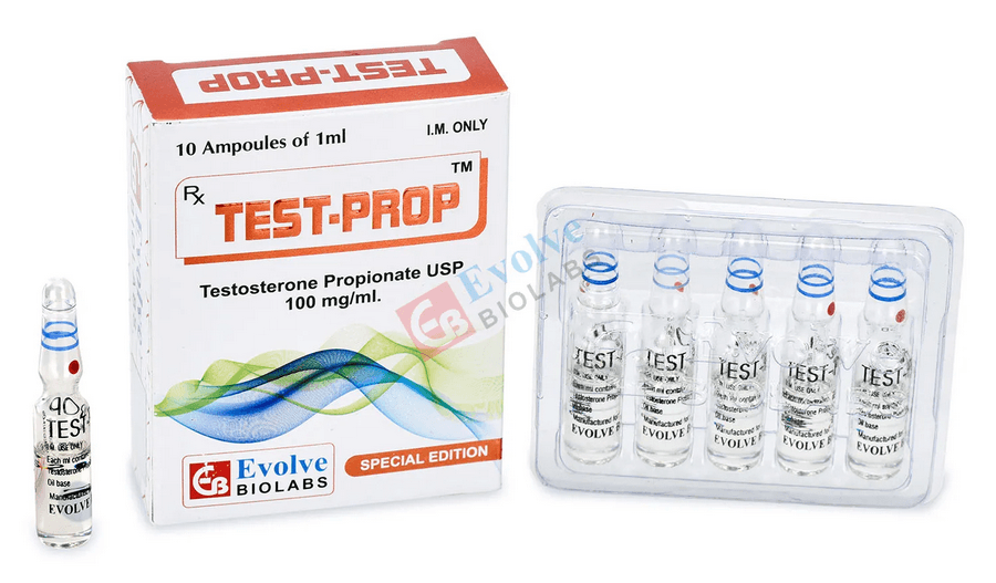 Testosteronpropionaat 100 mg/ml (10 ampullen van 1 ml) - Evolve Biolabs