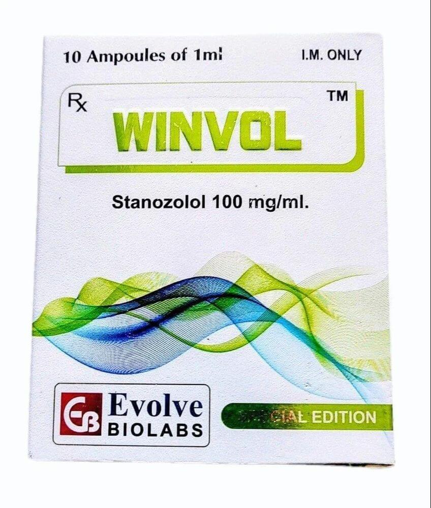 Winvol (Stanozolol) injection 100mg/ml (10x1ml amps) - Evolve Biolabs