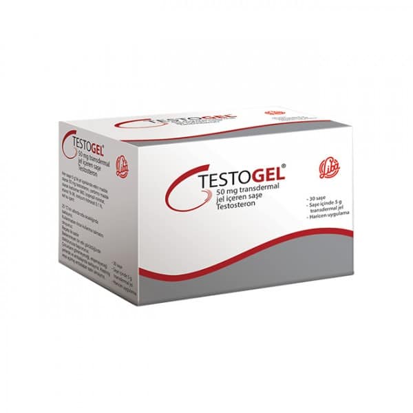 Testosteron Testogel 50 mg 5 g 30 gels in sachets Liba