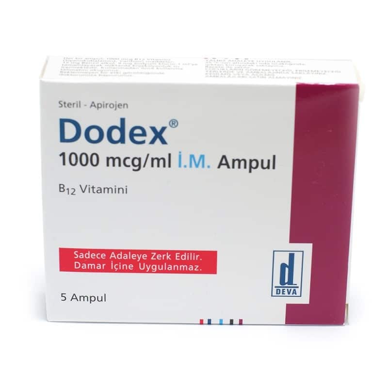 Vitamine B12 Dodex B12 1000 mcg/ml x 5 ampullen Deva