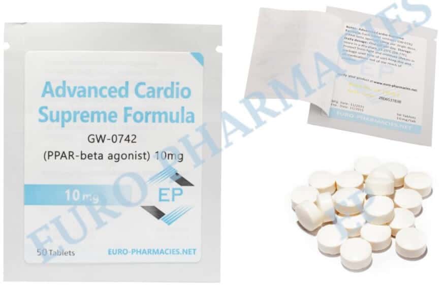 Advanced Cardio (GW 0742) 10mg tablet 50 tabletten Euro Pharmacies EU