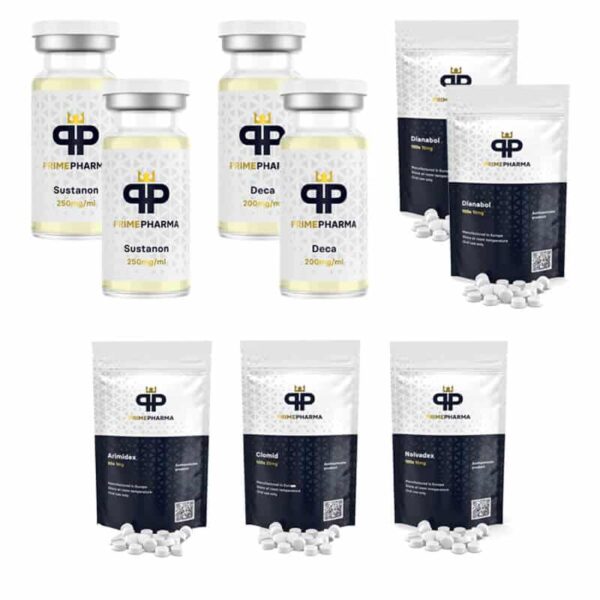 2GETMASS Mass Gain Cycle Pack (Sustanon, Deca, Durabolin, Dianabol Steroïden) PRIME PHARMA