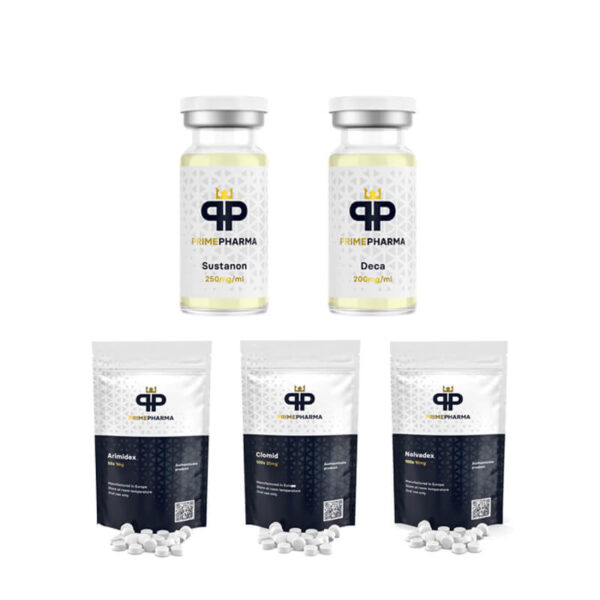 NIVEAU I (INJECTIE) Massa Gain Pakket SUSTANON 250 + DECA DURABOLIN 250 (8 weken) PRIME PHARMA