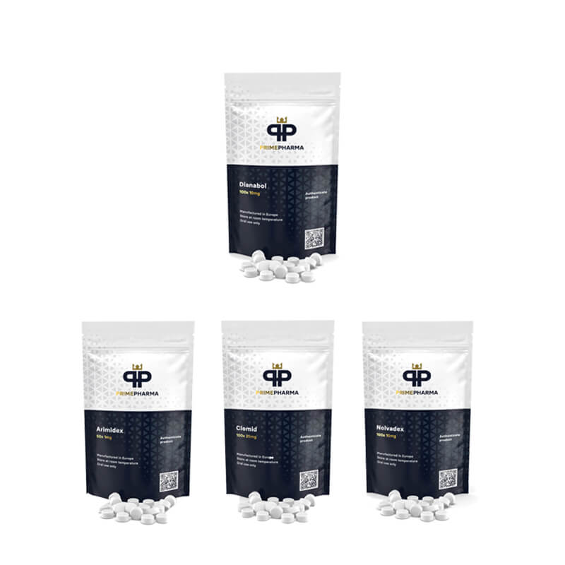 Mass Gain Pack (Oraal) Dianabol + Bescherming + PCT (4 weken) Prime Pharma