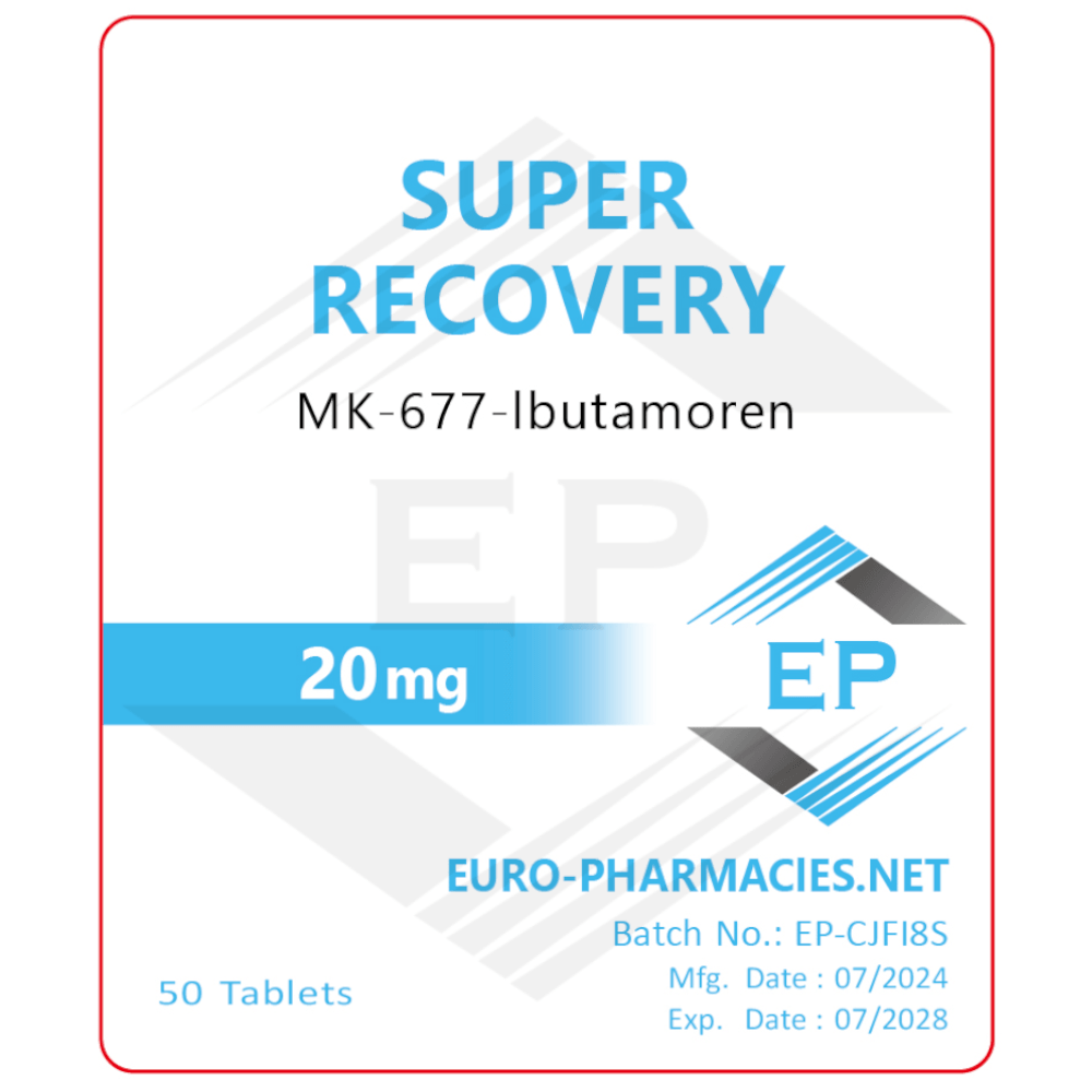 Ibutamoren-MK677 - 20mg/tab 50tabs - Euro Pharmacies - USA Domestic