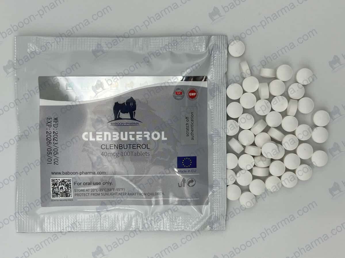 Baboon Pharma Orale tabletten Clenbuterol 40 1