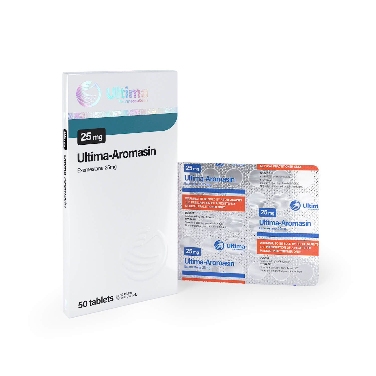 ultima aromasin 50 pillen x 25 mg