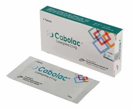 Cabolac 0,5 mg 4 zakjes