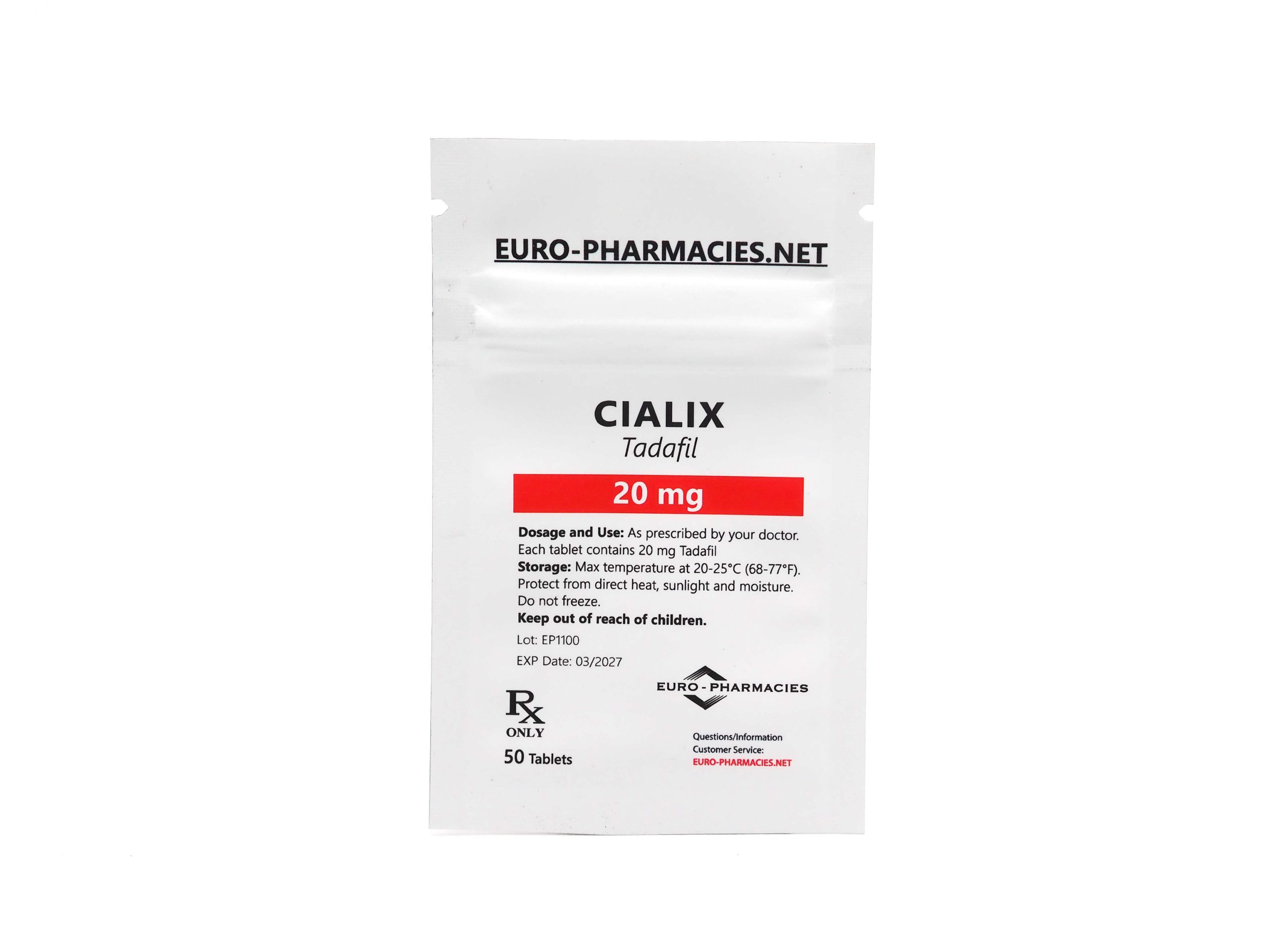 Europharmacies Zak Cialix (Tadafil)