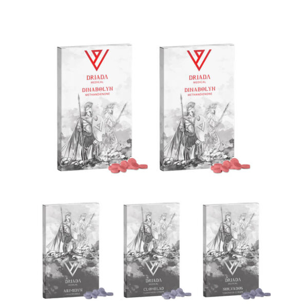Bulkingpakket 6 weken Dianabol Driada Medical