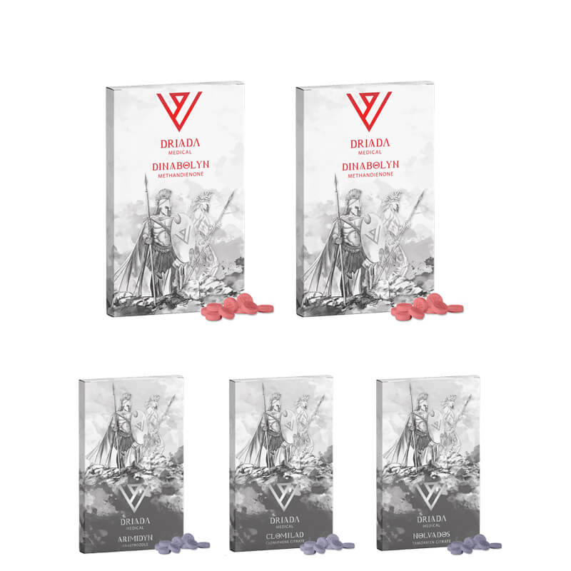 Bulkingpakket 6 weken Dianabol Driada Medical