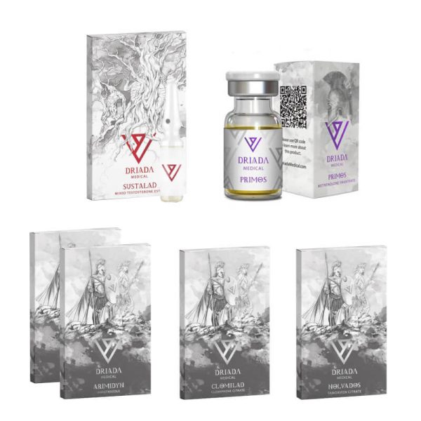 Pakket voor spiermassaopbouw van DRIADA MEDICAL Sustanon Primobolan (8 weken)