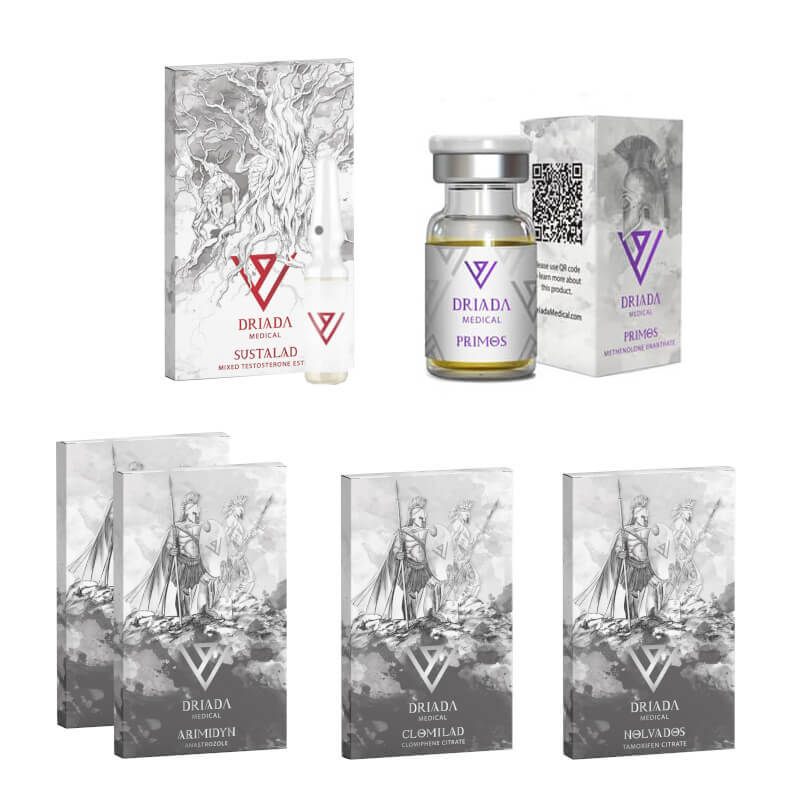 Pakket voor spiermassaopbouw van DRIADA MEDICAL Sustanon Primobolan (8 weken)