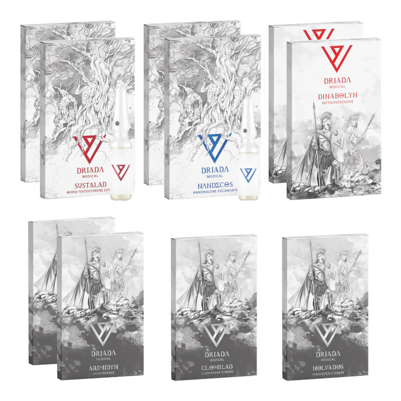 Geavanceerd pakket voor massatoename DRIADA MEDICAL Sustanon Deca Dianabol 8 weken