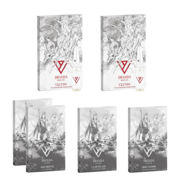 Mass Gain Pack (8 weken) Testosteron Enanthaat + Bescherming + PCT DRIADA MEDICAL