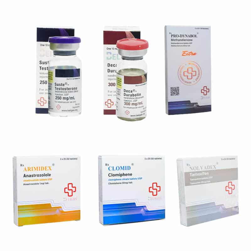 Mass Gain Pack (INJECTIE) SUSTANON + DECA + DIANABOL (8 weken) Beligas Pharmaceuticals International